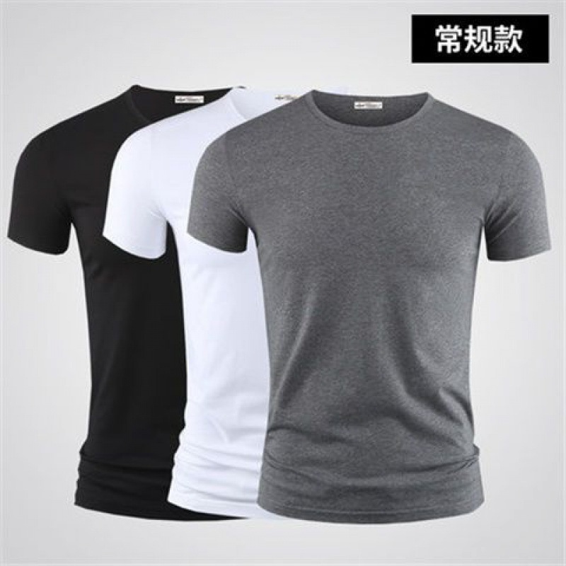 3枚入り】モデル綿半袖男性下着シャツtシャツ純色vネック半袖tシャツ郵便|undefined