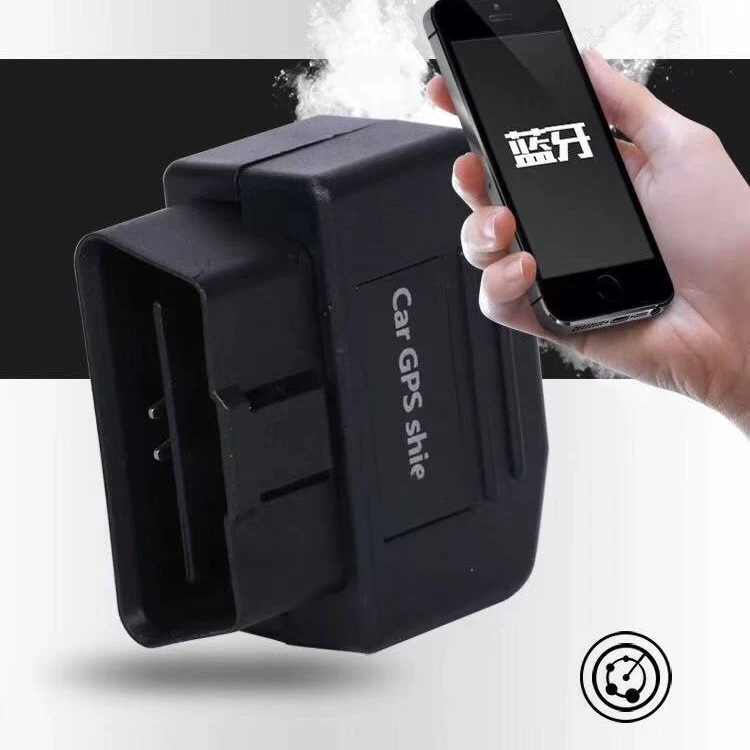 Беспроводной автомобильный GPS, подключенный к интерфейсу компьютера автомобиля OBD