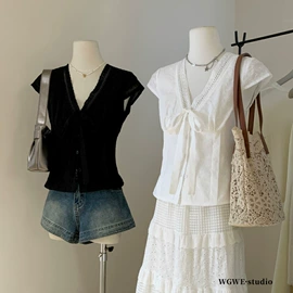 女式针织衫;女式T恤;休闲裤