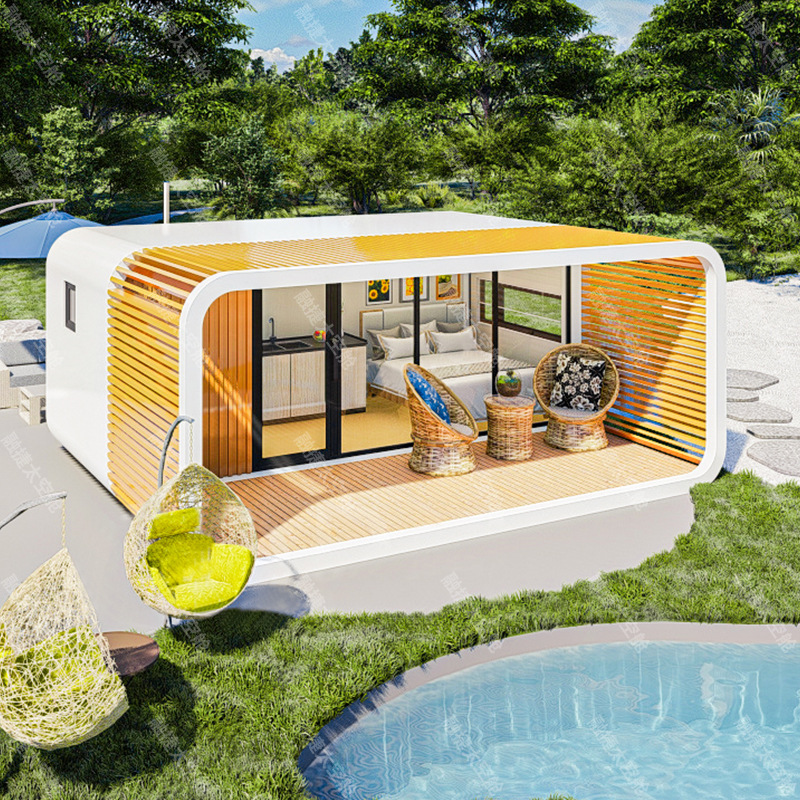 Casa Móvil Rongjie Apple Cabin, Cápsula Espacial Applecabin, Alojamiento en Zona Panorámica, Habitación Inteligente, Hotel de Grado Exportación