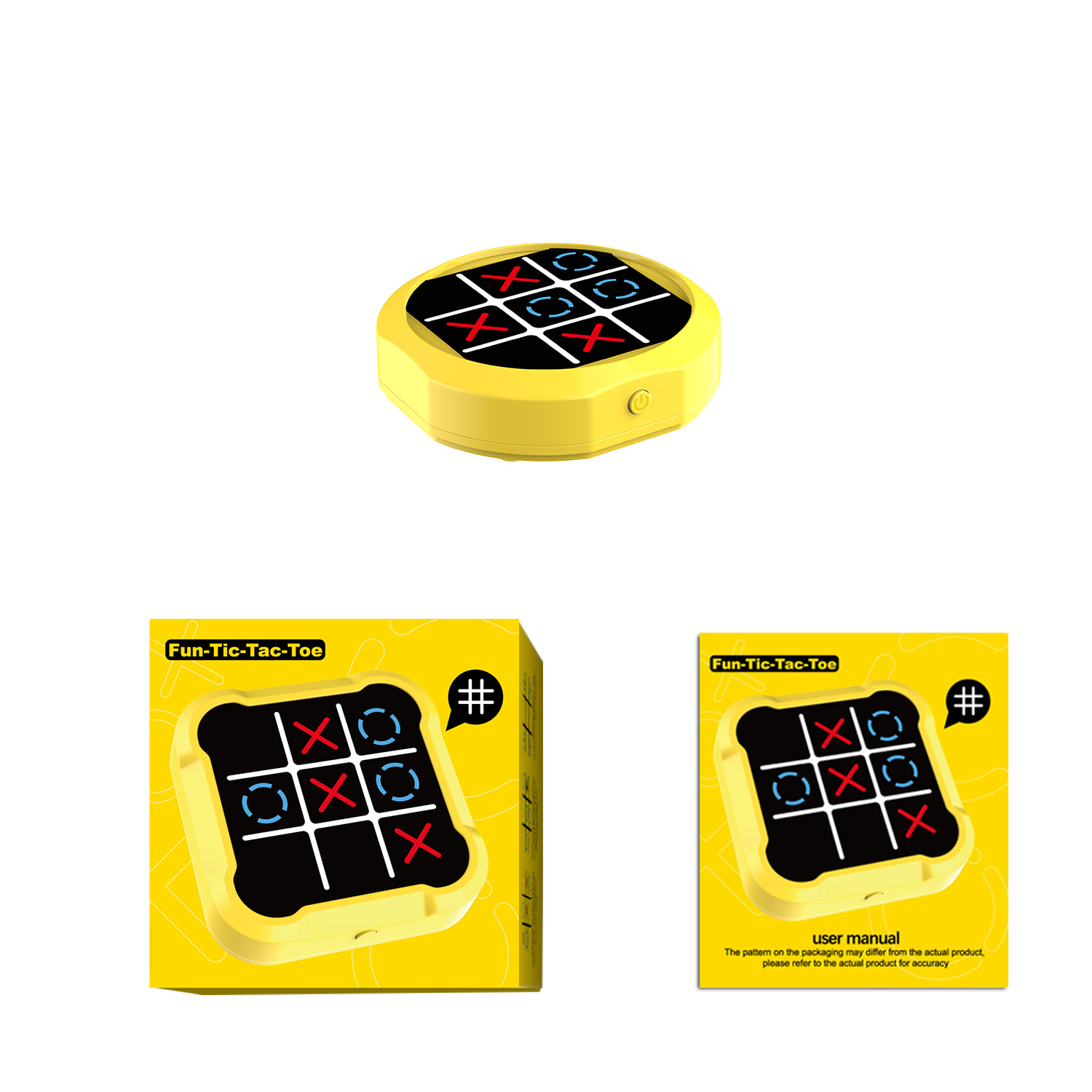 Super Tic Tac Tac Toys educativos para niños Juego de mesa familiar interactivo entre padres e hijos Juguetes de juegos de mesa portátiles todo en uno