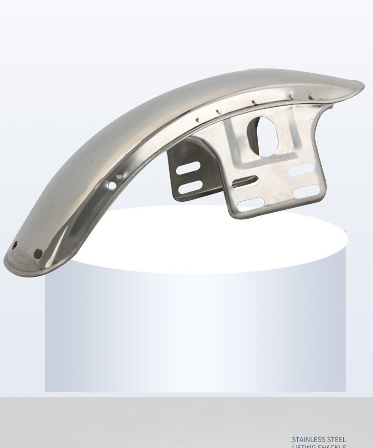 Electric tricycle front wheel mudguard, semi-canopy vehicle thickened stainless steel water-blocking plate, universal modification accessory
