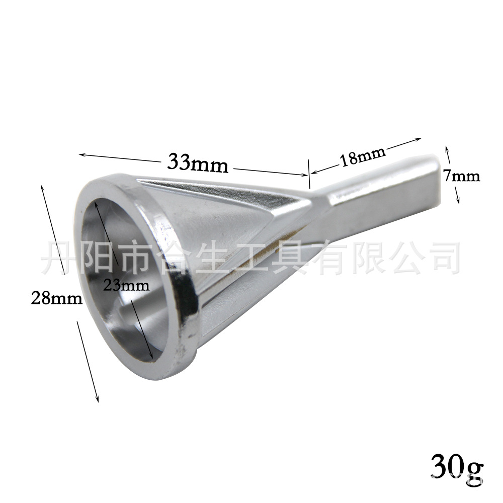 Nuevo biselador externo transfronterizo, desbarbado de acero de alta velocidad, mango triangular de tres hojas, mango hexagonal, taladro eléctrico negro dorado