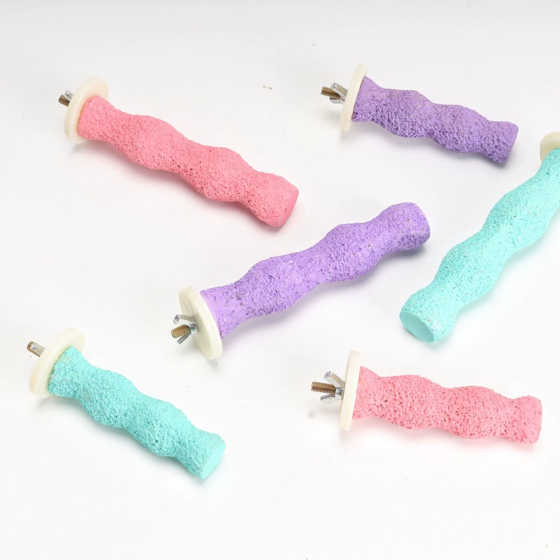 Попугай сахарная тыква волнистая противоскользящая матовая палочка из смолы термостата