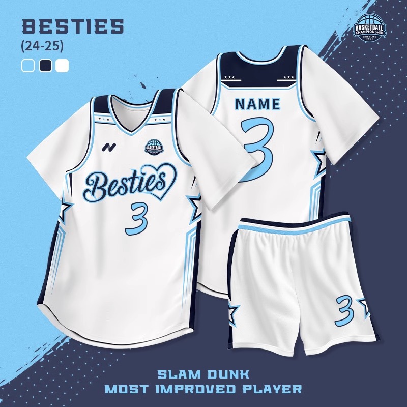 Basketball uniform women's suit summer quick-drying student fake two short-sleeved men's game training sports team uniform class uniform group purchase