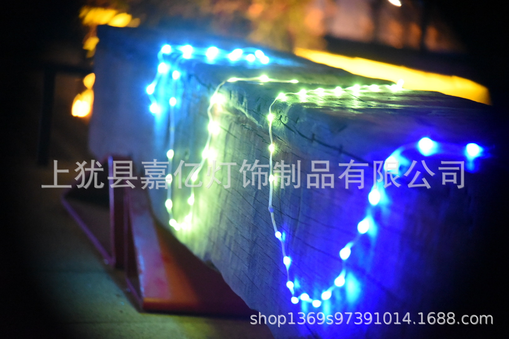 新款现货APP点控40灯USB氛围LED电视彩灯装饰软铜线灯串