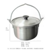 Aluminum pot with handle 21.8CM (with lid)