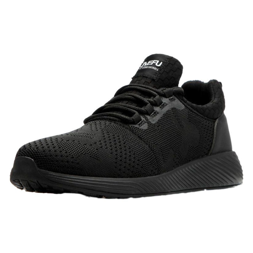 Zapatos de seguridad Jiefu transfronterizos, ligeros, transpirables, de tejido de punto, antiaplastamiento, antipinchazos.