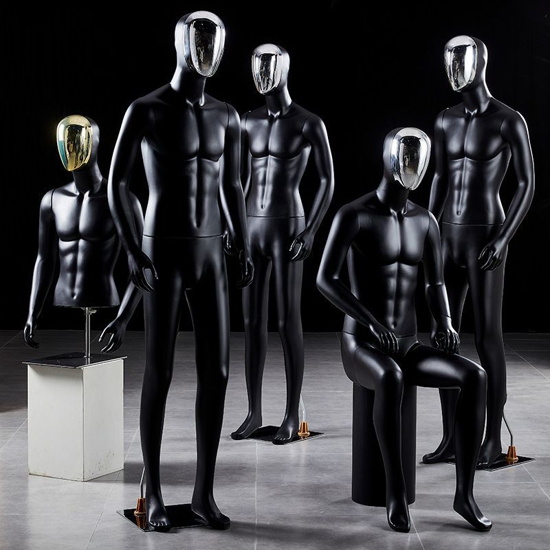 Modelo masculino accesorios cuerpo humano maniquí de plástico plataforma tienda de ropa masculina ventana de ropa disparar modelo de exhibición de ropa