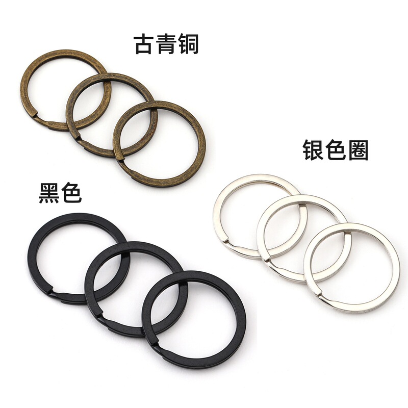 金属キーホルダー304ステンレスリングニッケルメッキアイリスフラットリング自動車キーホルダー部品アクセサリー現物|undefined