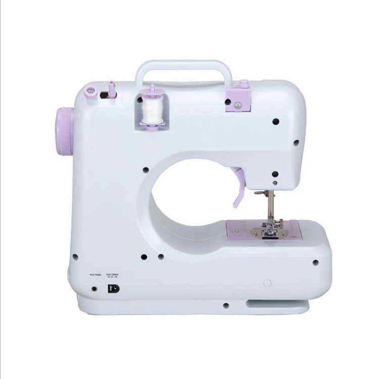 亚马逊eBay小型缝纫机家用多功能电动吃厚锁边缝纫机欧美英规