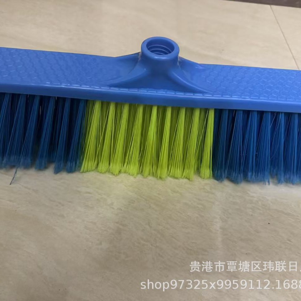Cabezal de Escoba de Limpieza Extragrande de Plástico PP y PET Ecológico para el Hogar