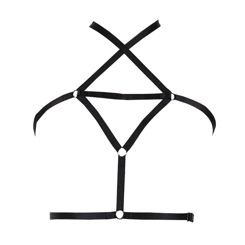 Zhu Ru clothing cross -border supply A sexy strap hollow milk black ladies beam O0077