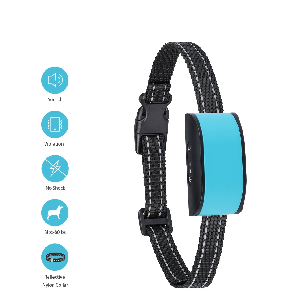 Amazon новое устройство остановки лая домашних животных звуковая вибрация ошейник для тренера собак анти-лай Автоматическое Устройство остановки лая