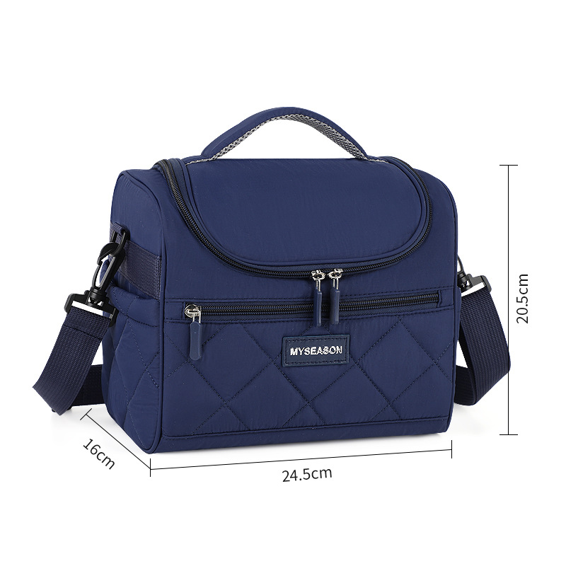 Bolsa de aislamiento térmico portátil de alto valor de cara para llevar comida al trabajo y la escuela, bolsa de almuerzo, bolsa de bento, bolsa de explosión transfronteriza, bolsa de dulces