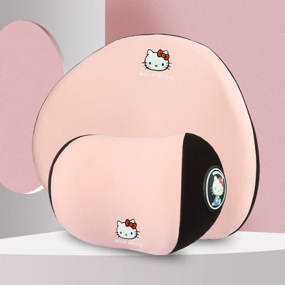 Waist support – Headrest Neck Pillow - kt004-3-grapefruit-pink-headrest1kt005-3-lumbar-support1-memory-foam-inner-core-four-seasons-double-yarn-soft-style