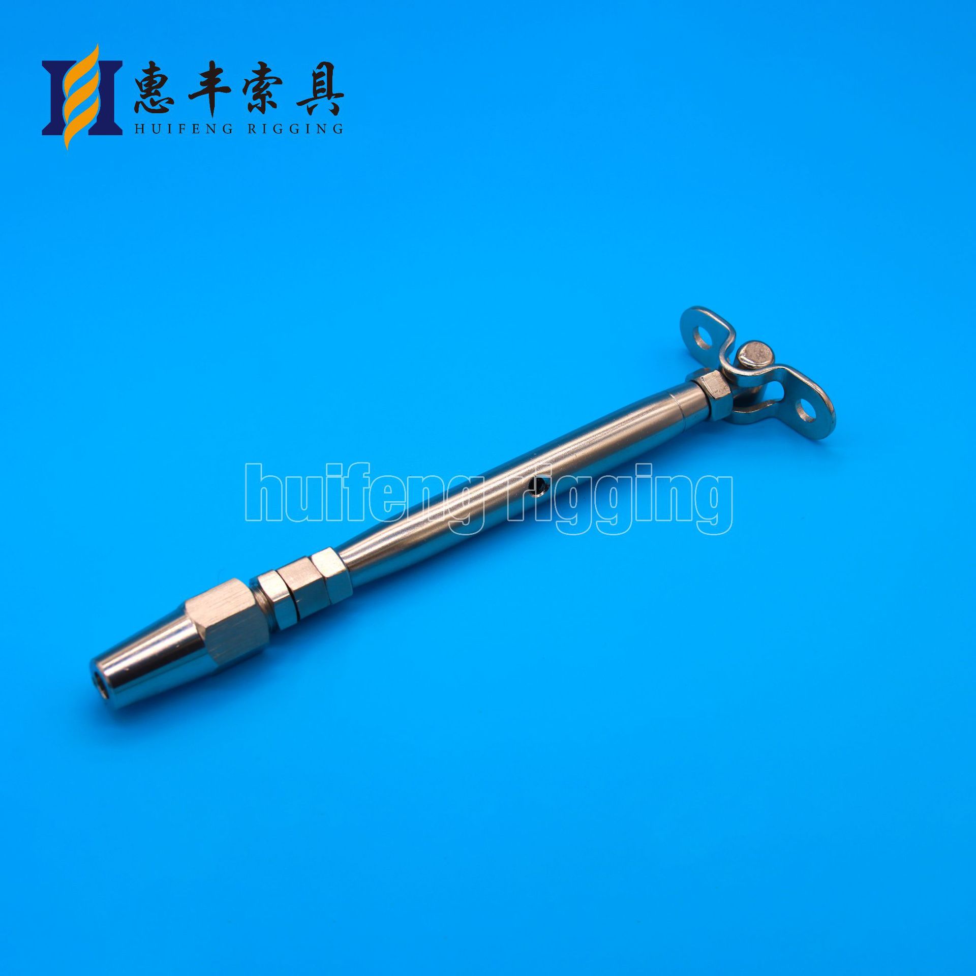 不锈钢索具 平面抱紧摆头接线器 楼梯护栏配件 钢丝绳连接件