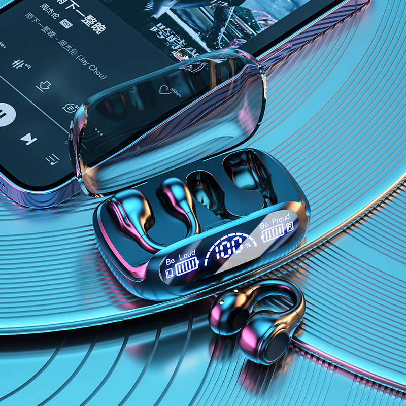 Nuevo auricular Bluetooth inaudible transfronterizo, clip de oído digital inalámbrico, reducción de ruido, modo de espera ultralargo 5.3, modo privado Bluetooth