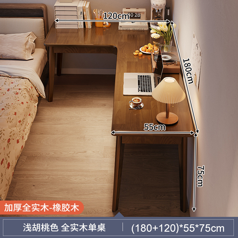 Escritorio de esquina escritorio de escritorio dormitorio escritorio de escritorio de computadora de esquina L-shaped bedside