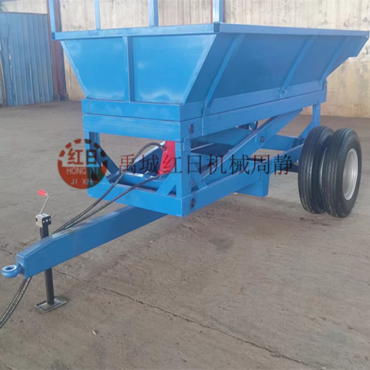 农用拖车援外项目   农机具援外项目制造车斗  3吨液压自卸拖车