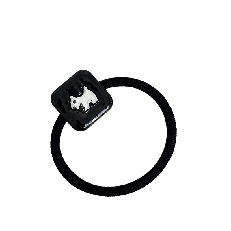 Stile coreano di alta qualità cucciolo di orso quadrato elastico coda di cavallo corda per capelli palla testa corda alta elastico nuovo tutto-fiammifero accessori per capelli_voghion.com