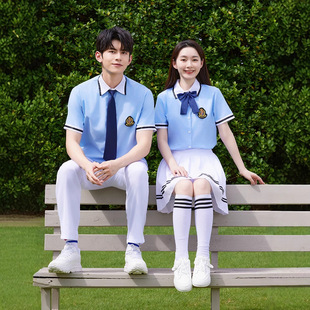 Korean version of Senior high school student chorus costume choir graduation class uniform poetry recitation games opening ceremony 02
