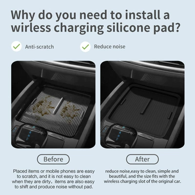 Anti-slip mat Central Control Wireless Charging Silicone