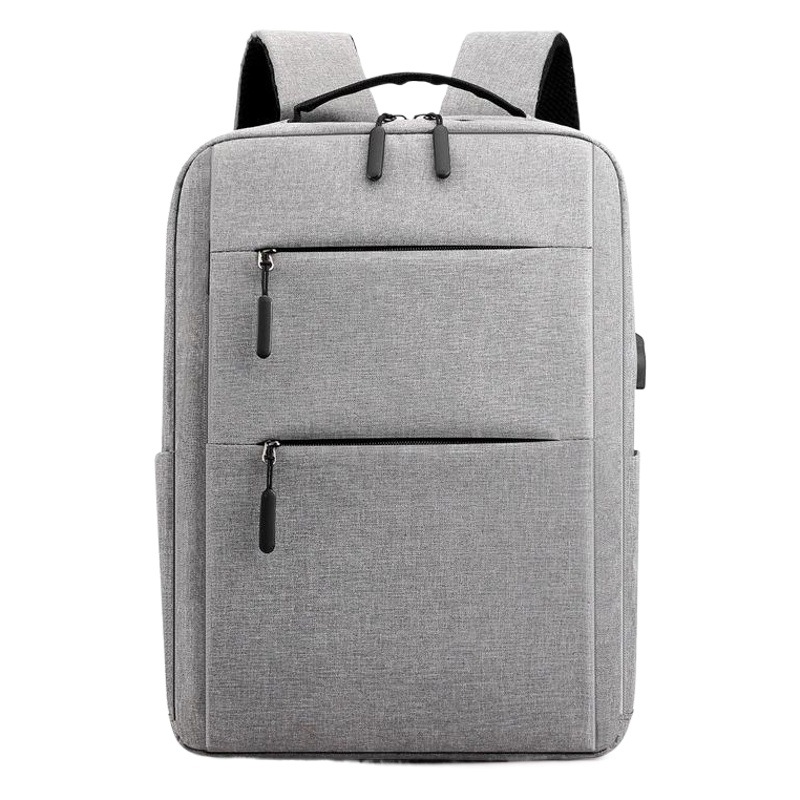 Custom logo backpack men's 15.6 inch computer bag breathable wear-resistant men's business backpack rechargeable travel bag