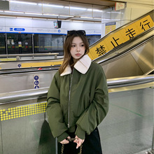 2025秋季新款减龄漂亮洋气又a又飒反季羊羔毛爆款休闲工装外套女