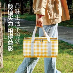 野餐包户外露营野餐垫郊游坐垫保温袋大容量野炊用品便携野餐箱
