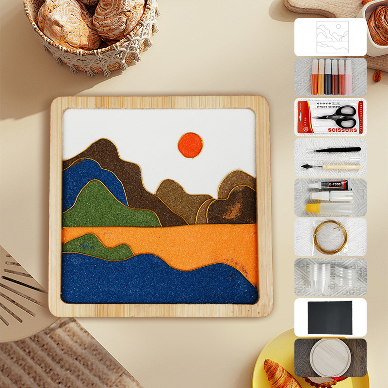 Materiales tradicionales hechos a mano Jintao Landiy pintura de esmalte novatos tazas esteras estudiantes activos cultura cultural inmaterial