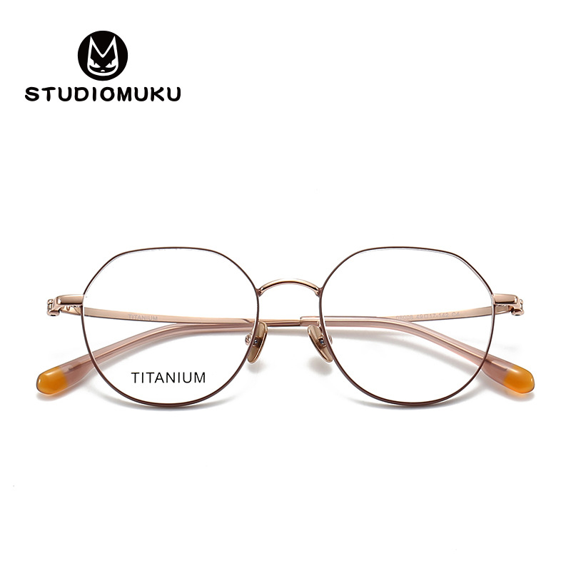 STUDIOMUKU gafas de madera fresca simple es Wang frito combinación de marcos de gafas para satisfacer su búsqueda de marcos de gafas ligeros