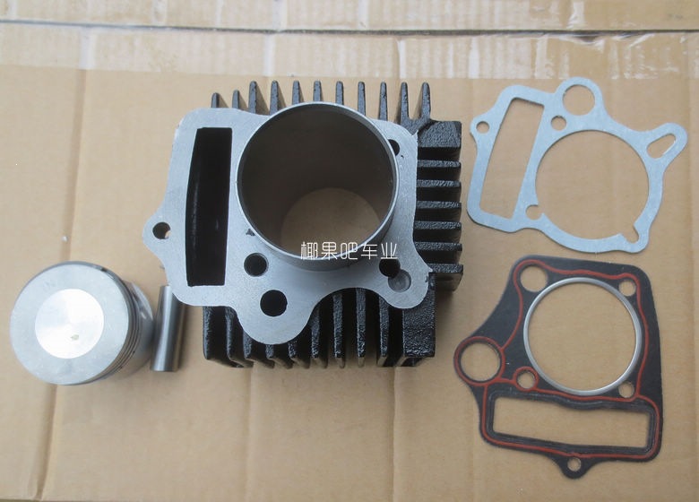 ATV, off-road vehicle, three-wheeled motorcycle parts: cylinder kit, piston ring, cylinder block, horizontal 110CC engine cylinder liner