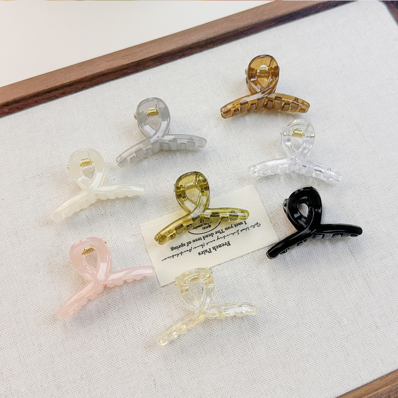 Mini Small Claw Clip Korean Style Side Bangs Hairpin Jelly Color Trendy Fresh Half-Tied Bun Hair Clip Mini Small Claw Clip Korean Style Side Bangs Hairpin Jelly Color Trendy Fresh Half-Tied Bun Hair Clip