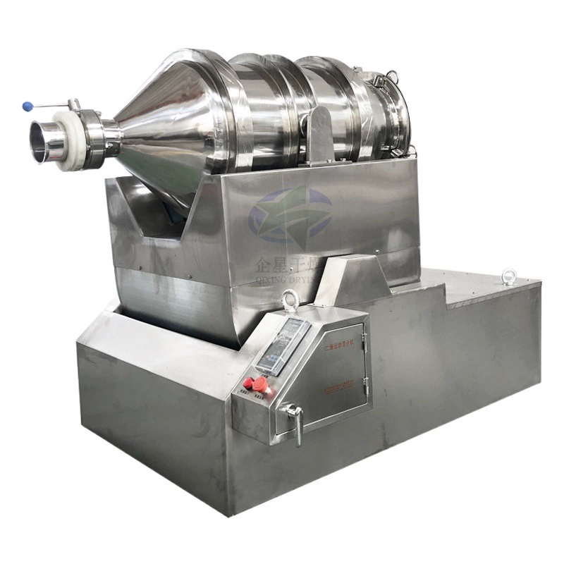 Лабораторный маленький двухмерный смеситель фармацевтический сульфат магния горизонтальный смеситель масляной кислоты двухмерный спортивный смеситель