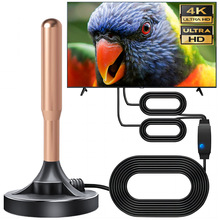 爆款亚马逊高清智能数字电视天线信号放大器室内外接收器hdtv天线