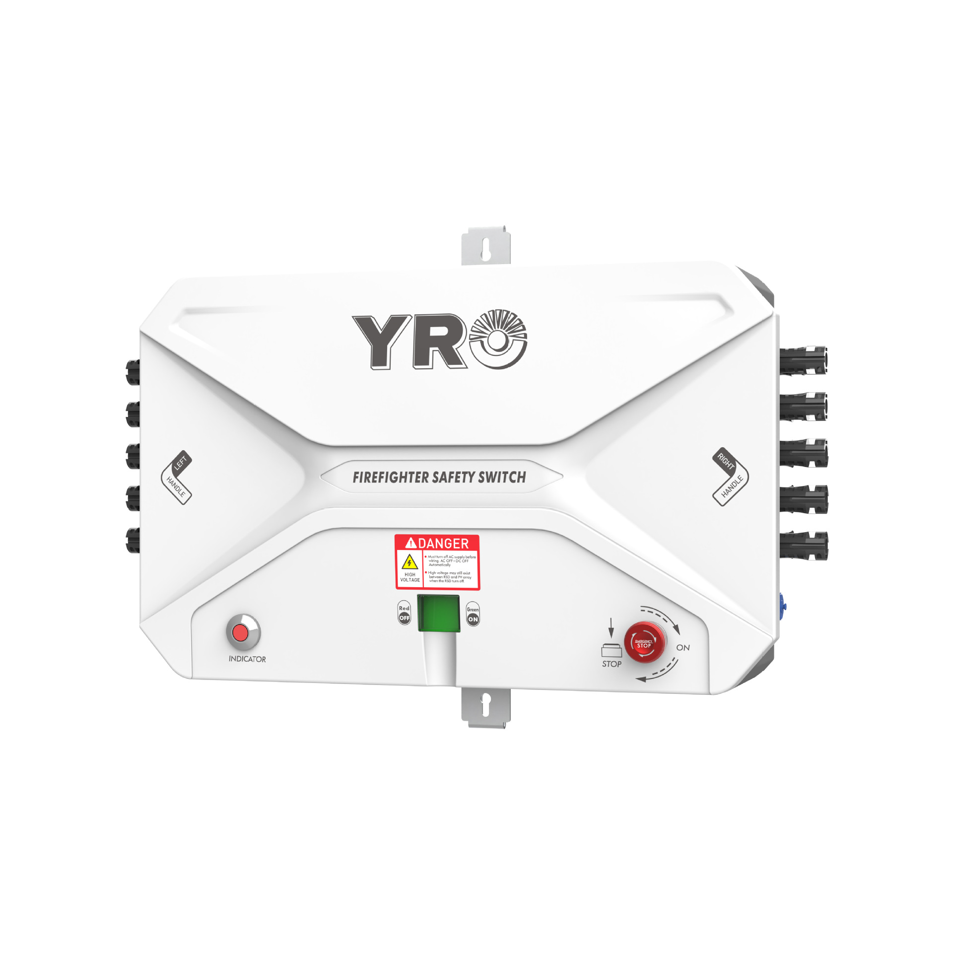 4回路消防开关光伏快速关闭系统YRSD1500V太阳能关断户外紧急智能