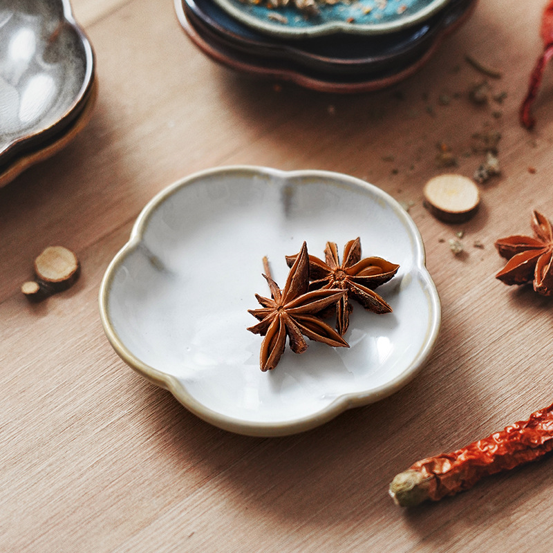 Transfronterizo horno de estilo japonés cambio hogar sabor plato creativo vajilla de cerámica plato pequeño plato de inmersión plato de sushi