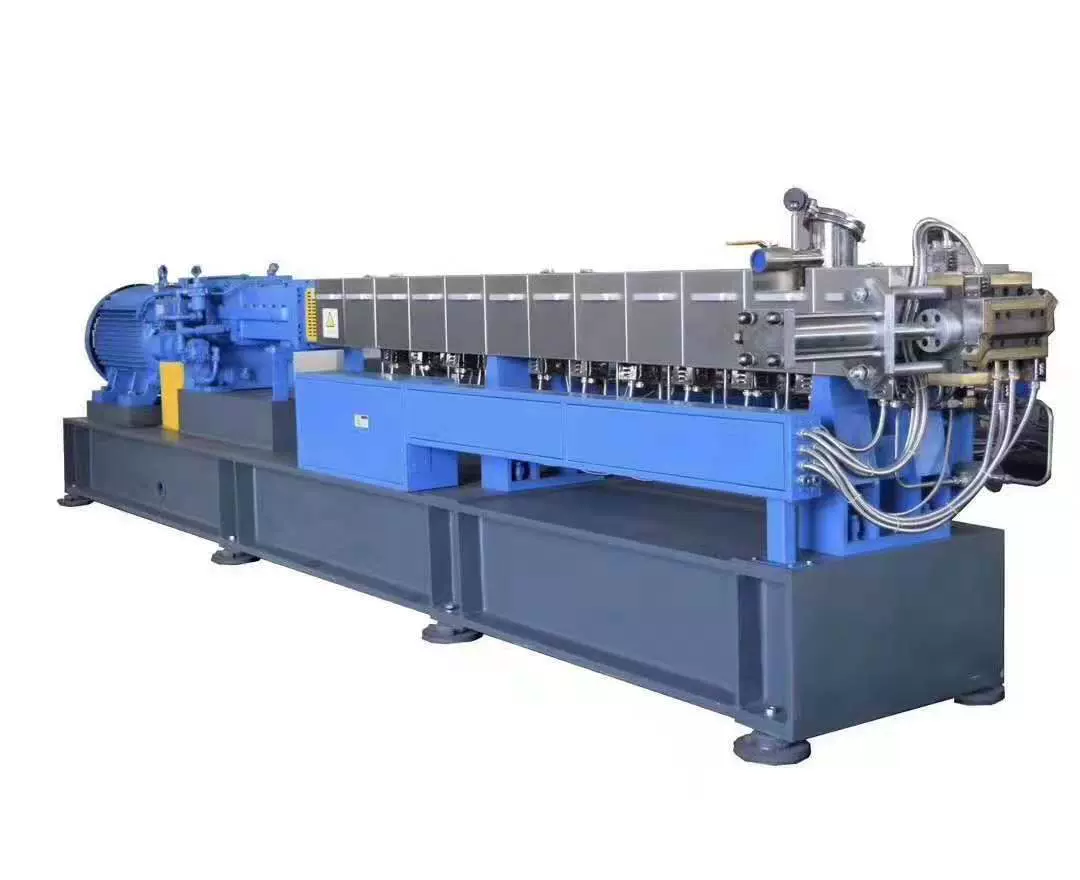 源头厂家直供批发省电优质塑料造粒75同向平行双螺杆挤出机