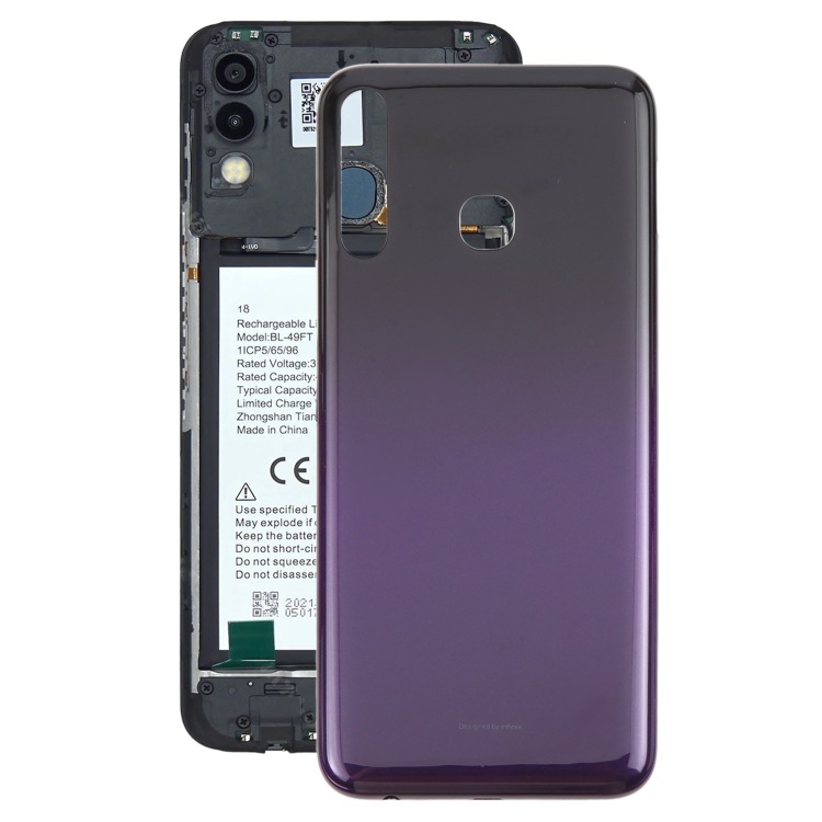 Aplicable para Infinix Hot 8 Lite X650 cubierta trasera de batería original