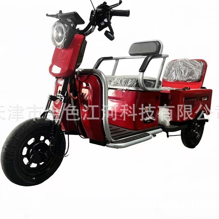 Fábrica de fuentes 60V triciclo eléctrico para personas y carga bipropósito de tres ruedas para personas mayores scooter eléctrico