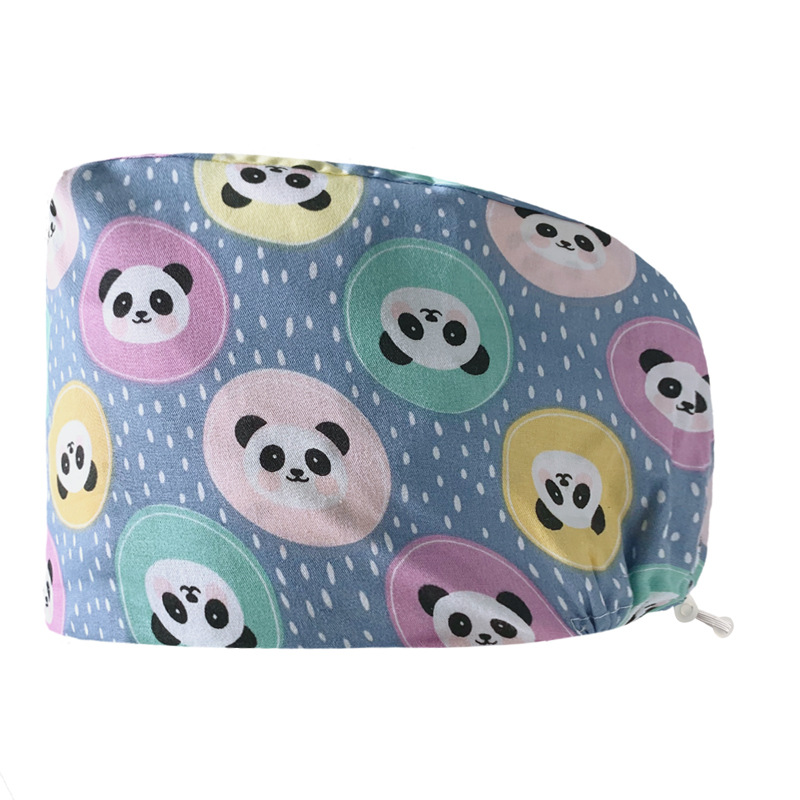 Gorro quirúrgico femenino puro algodón quirófano tapa especial enfermera pequeña flor tapa Estomatólogo tapa de trabajo dental atención médica