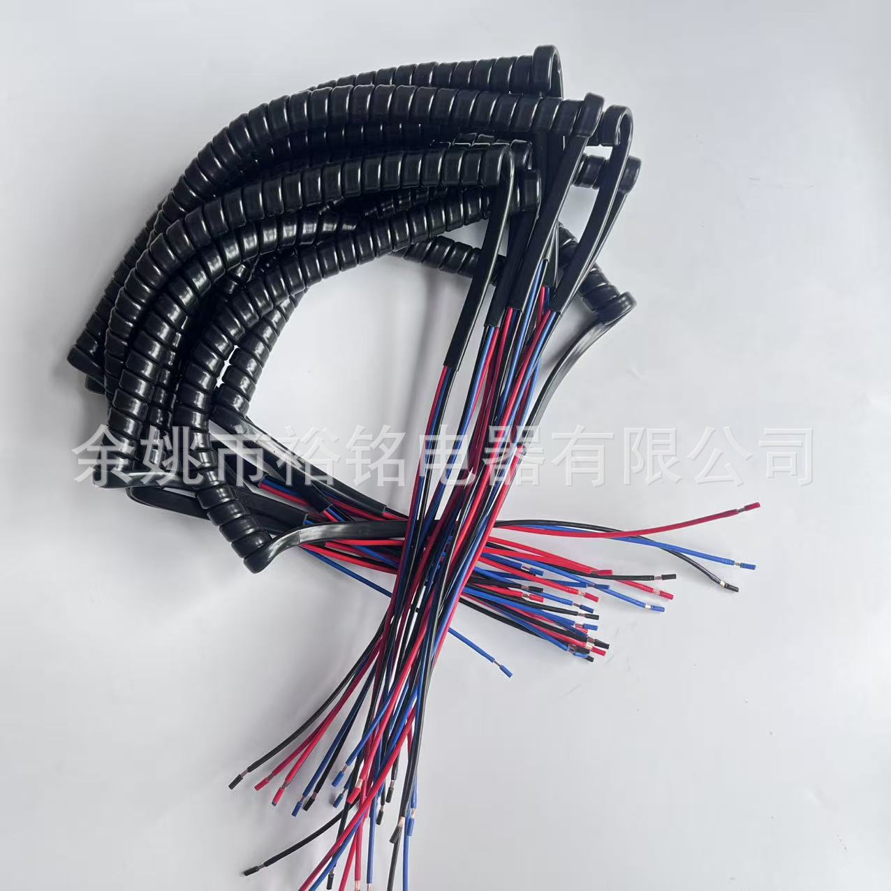 锂电据3芯3平方铜包铝螺旋线 园林工具无刷电机弹簧线节能电源线