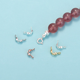 S925 Sterling Silver Buckle Closing Buckle Buckle Handmade DIY Jewelry Accessories Beaded Bracelet Necklace Material