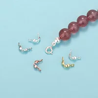 S925 пробы серебро пряжка корпус Пряжка ручной работы DIY ювелирные аксессуары браслет из бисера материал ожерелья
