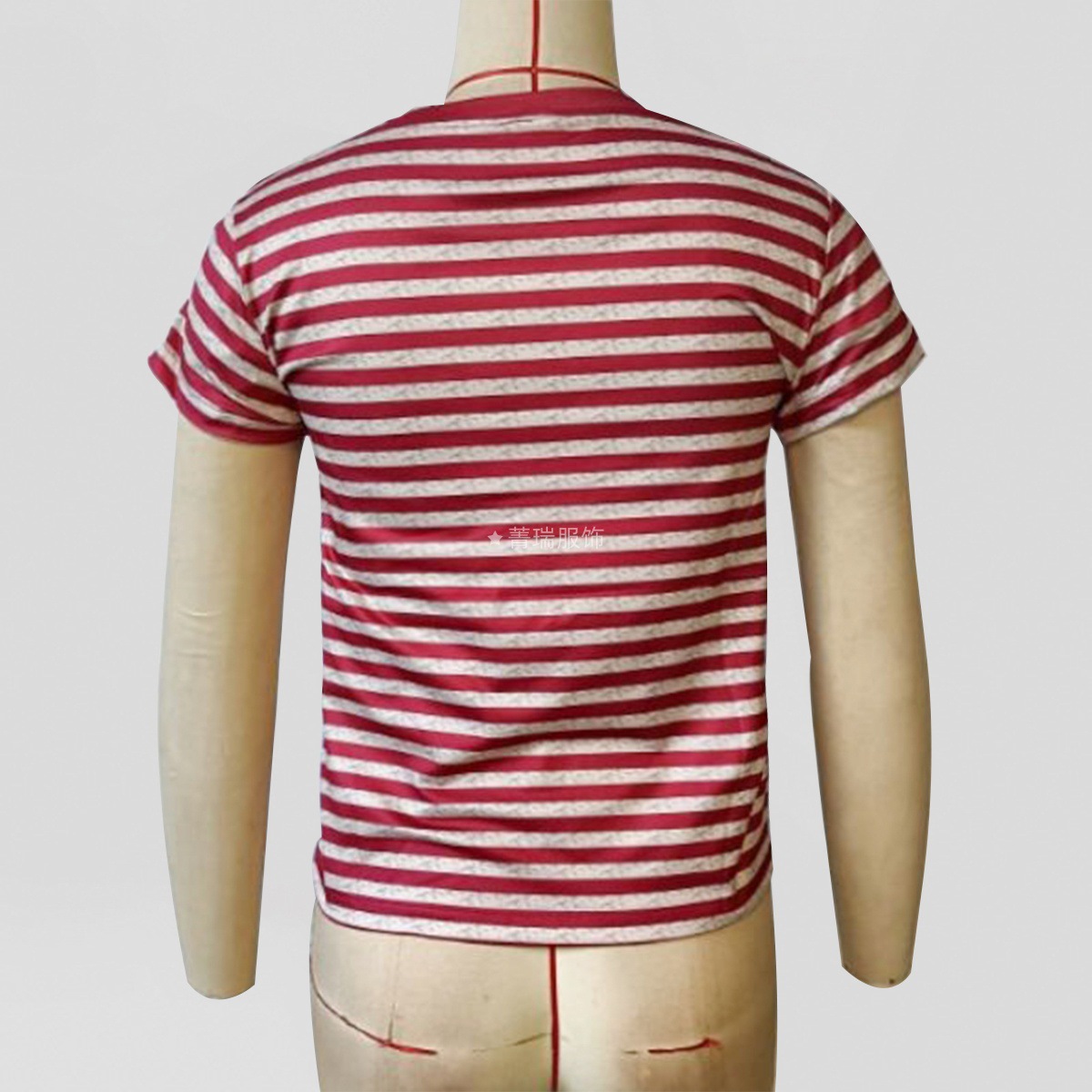 Summer Retro Striped Top Design New Short-sleeved T-shirt Women_ecoleips.com