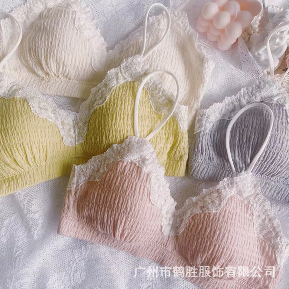 Venta directa de fábrica comercio electrónico transfronterizo Sudeste de Asia Vietnam Tailandia damas sin costuras sujetador de recogida lateral cómodo