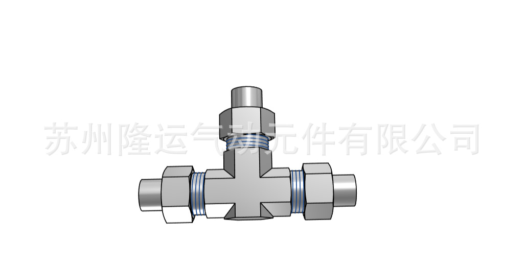 SMC管接头T型嵌入式 KFT10N-04S全系列可定货