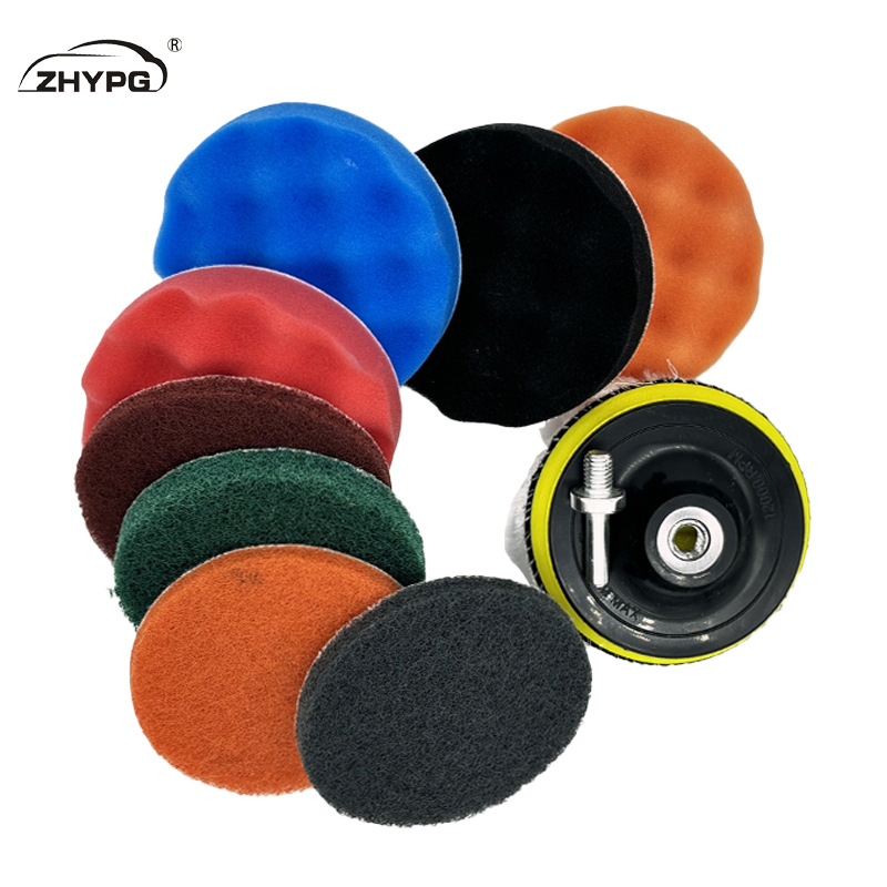 电动清洁刷套装家居浴室地板除尘厨房家用加厚工业百洁布清洗