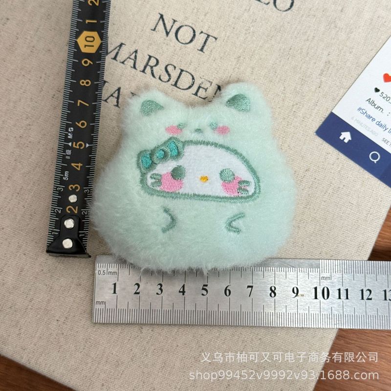 可爱甜美少女卡通凯蒂猫毛绒发饰围巾手套挂件胸针配件辅料配饰|undefined